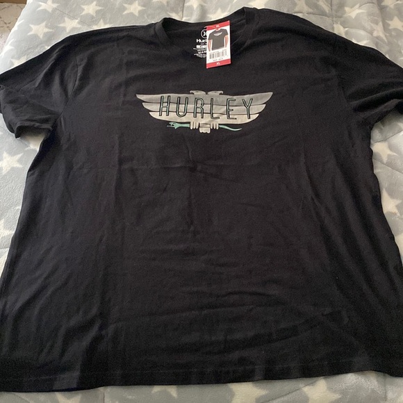 Hurley XL Black T-Shirt. NWT. - Picture 1 of 2